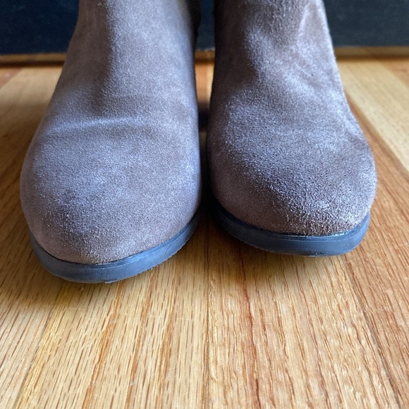 Blondo Idra Waterproof Ankle Booties Women’s Size 7 Brown Suede Leather‎ Zip - Picture 8 of 13